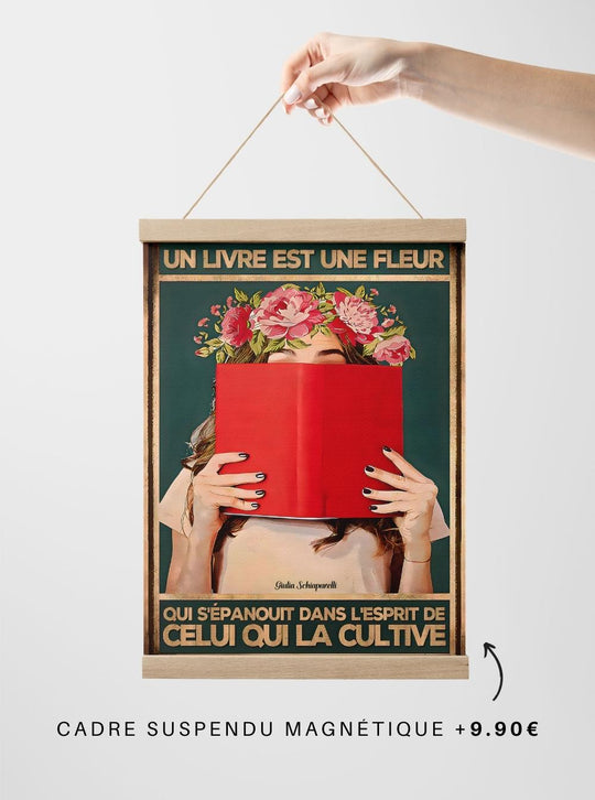 Un livre est une fleur qui s'épanouit dans l'esprit de celui qui la cultive