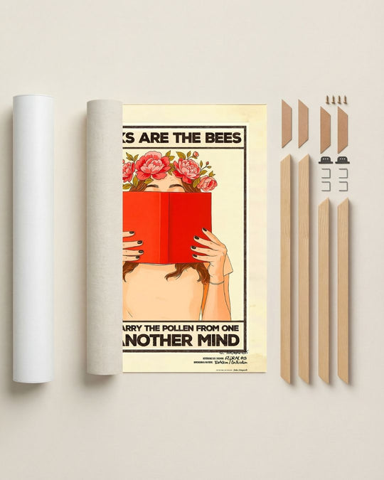 Books are the bees which carry the pollen from one to another mind — Crème & Sable