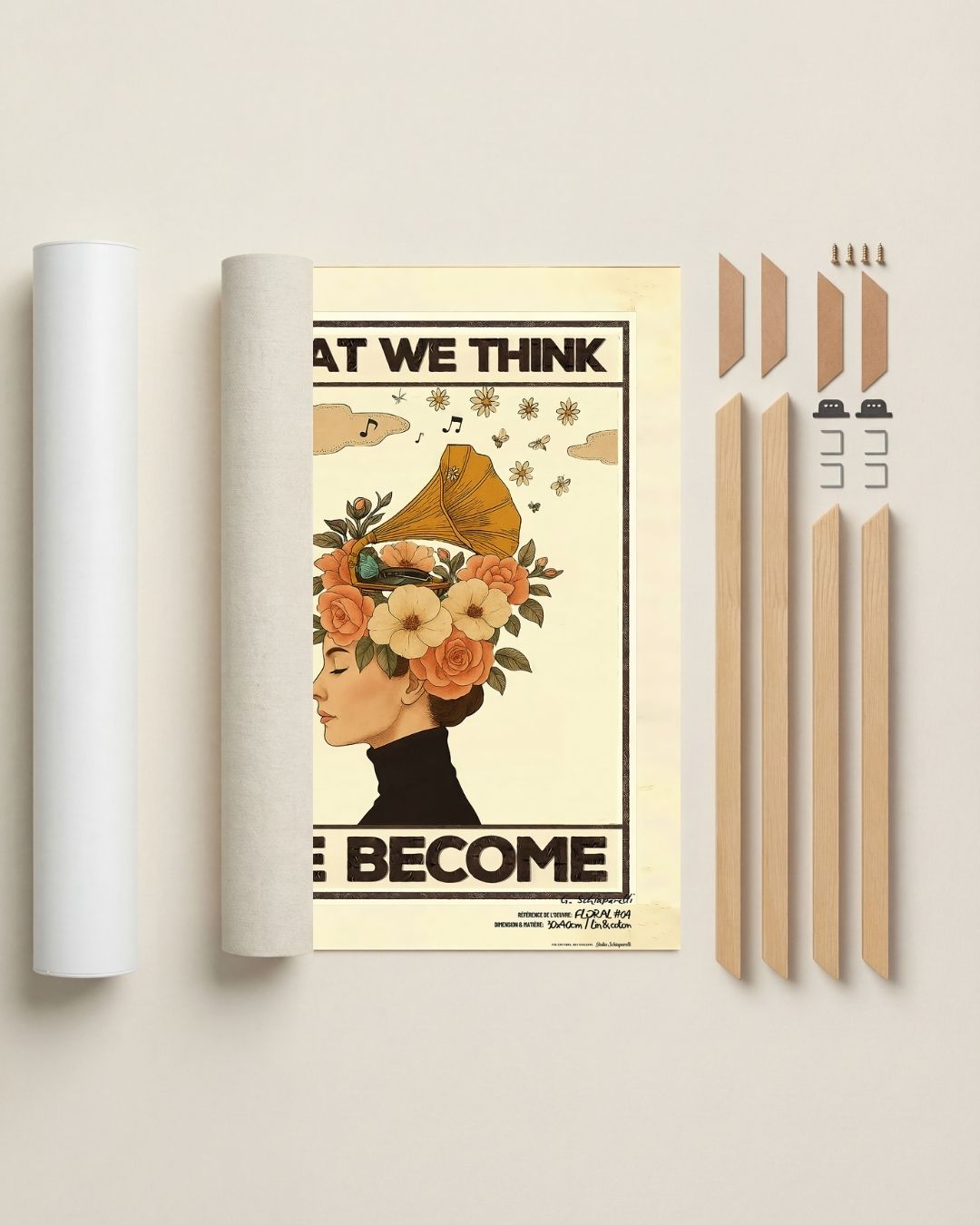 What we think, we become — Crème & Sable