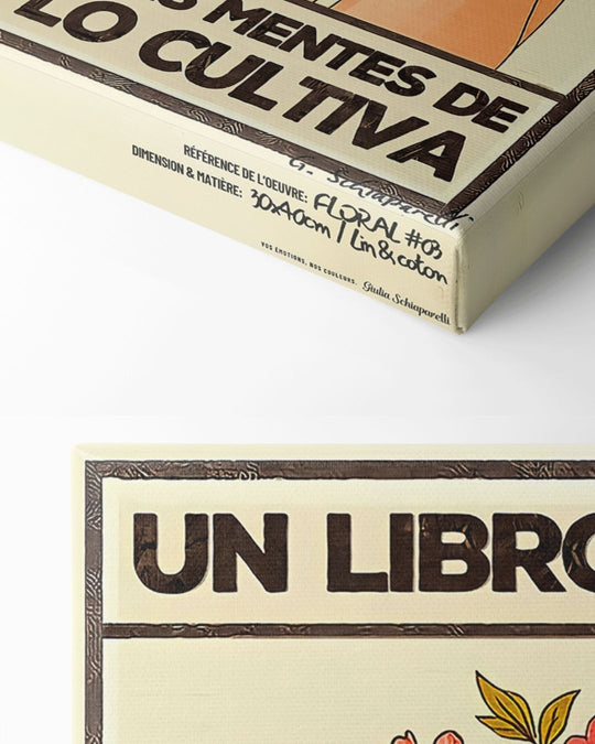 Un libro es una flor que florece de las mentes de aquel que lo cultiva — Crème & Sable