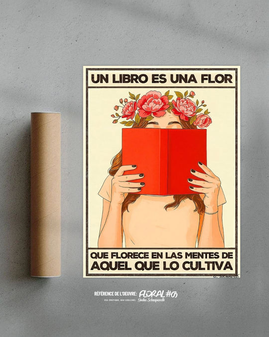Un libro es una flor que florece de las mentes de aquel que lo cultiva — Crème & Sable