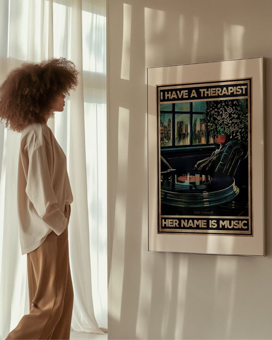 I have a therapist, her name is music