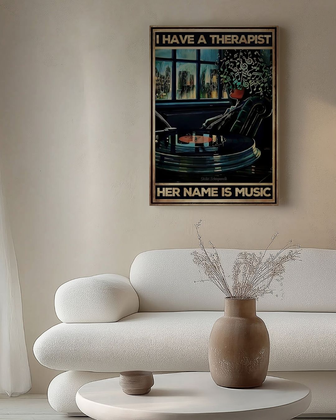 I have a therapist, her name is music