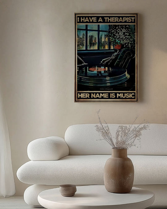 I have a therapist, her name is music