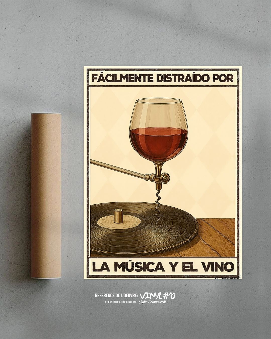Fácilmente distraído por la música y el vino — Crème & Sable
