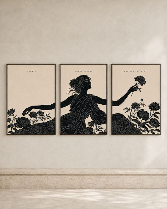 Triptyque — Jamais mieux fleuri que par soi-même