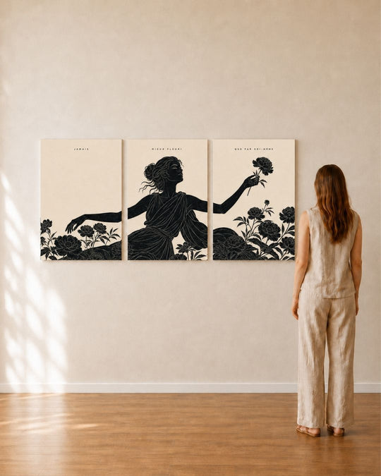 Triptyque — Jamais mieux fleuri que par soi-même
