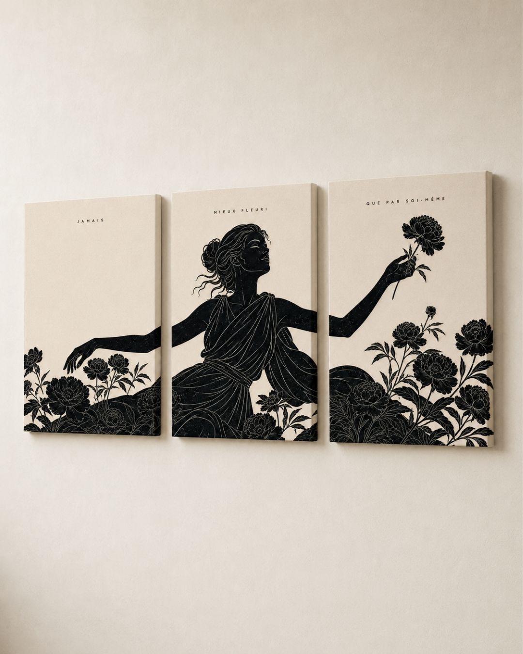 Triptyque — Jamais mieux fleuri que par soi-même