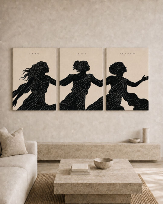 Triptyque — Liberté, Égalité, Fraternité