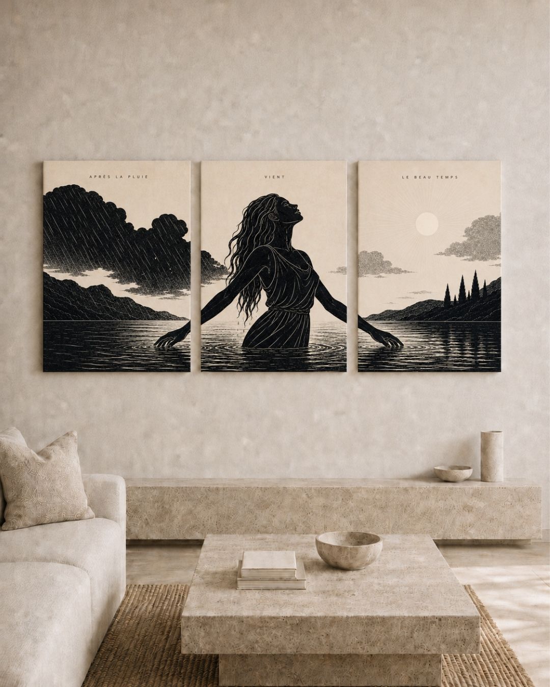 Triptyque — Après la pluie vient le beau temps