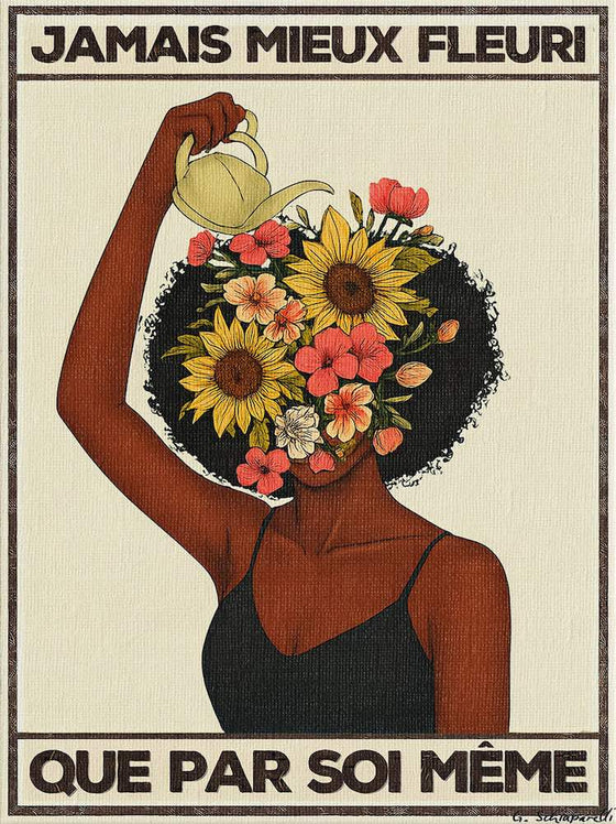 Jamais mieux fleuri que par soi-même — Crème & Sable