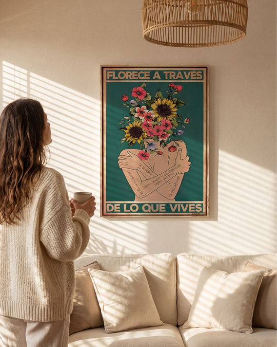 Florece a través de lo que vives