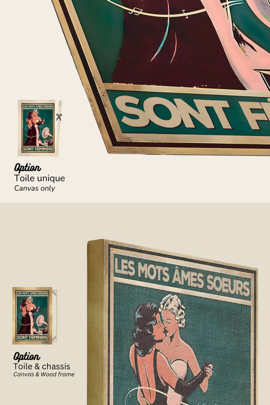 Les mots âmes soeurs sont féminins