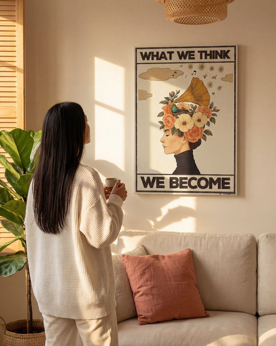 What we think, we become — Crème & Sable