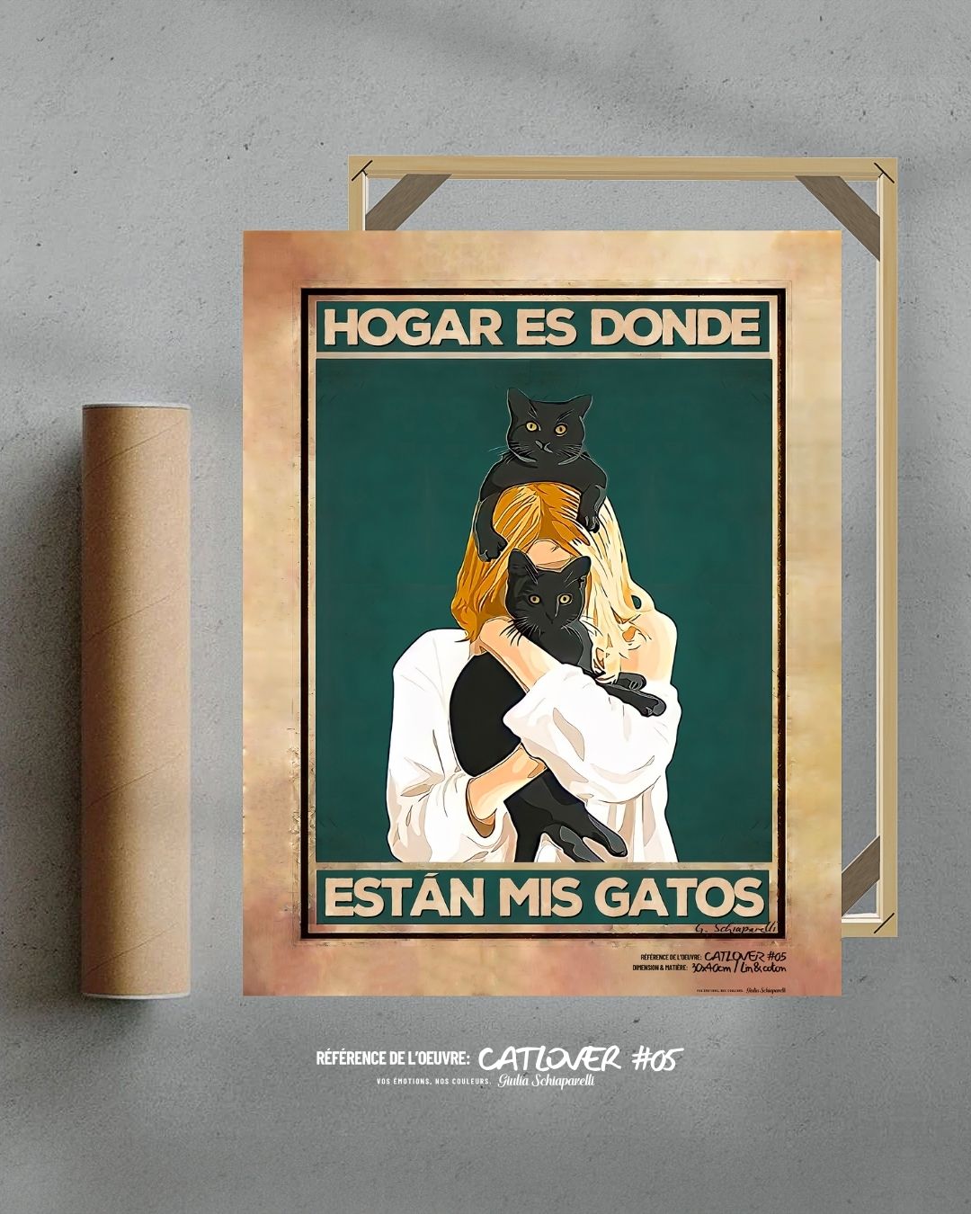 Hogar es donde están mis gatos