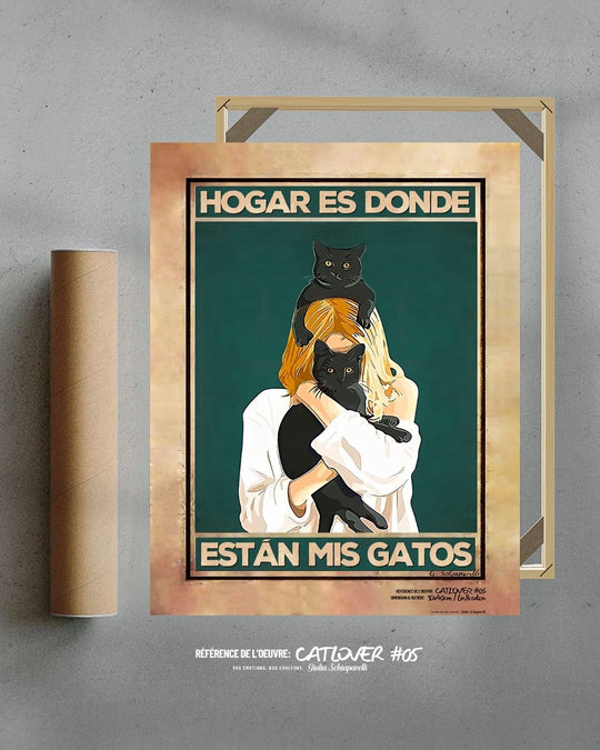 Hogar es donde están mis gatos