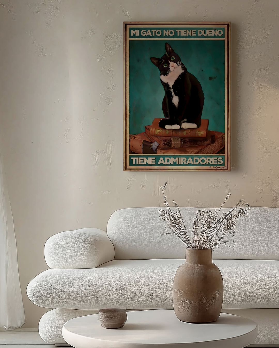Mi gato no tiene dueño, tiene admiradores