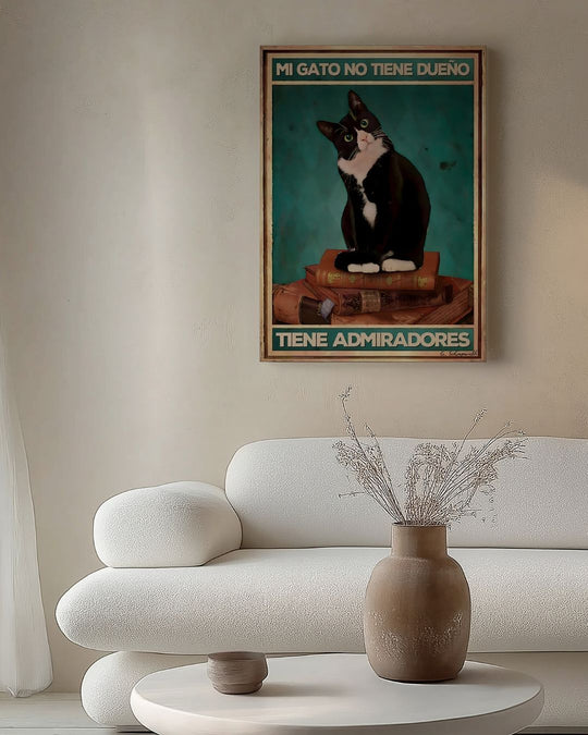 Mi gato no tiene dueño, tiene admiradores