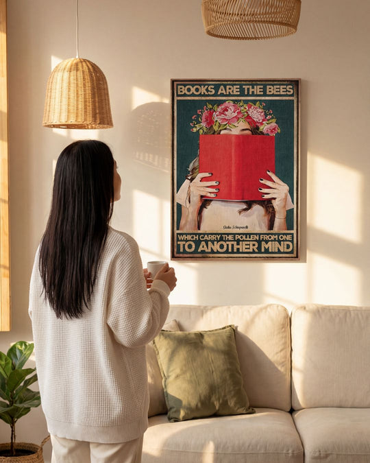 Books are the bees which carry the pollen from one to another mind