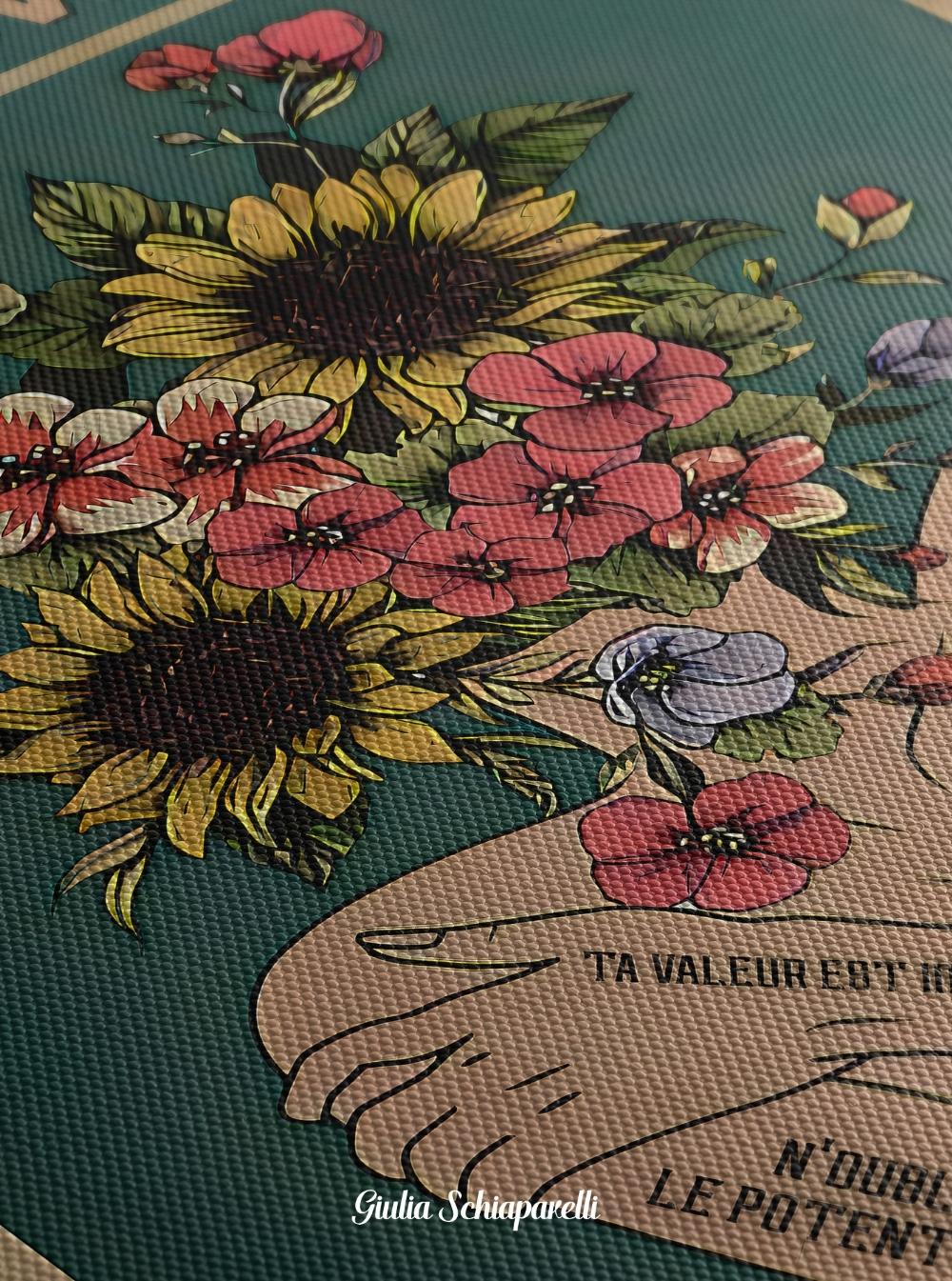 Pas de rétroviseurs, je vois la vie en fleurs
