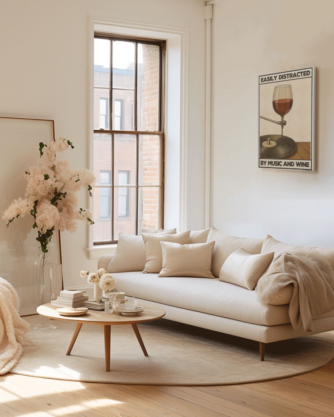 Easily distracted by music and wine — Crème & Sable