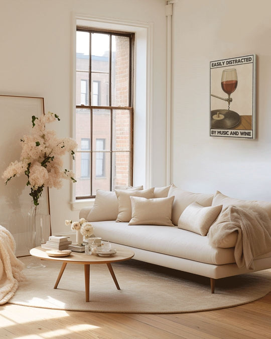 Easily distracted by music and wine — Crème & Sable