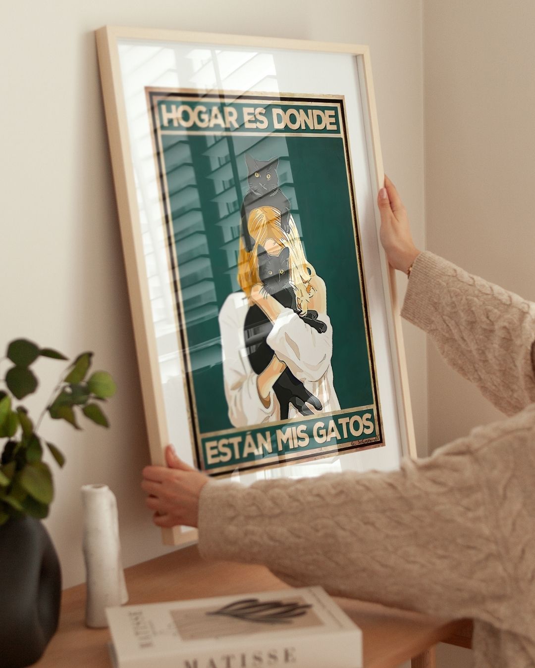 Hogar es donde están mis gatos
