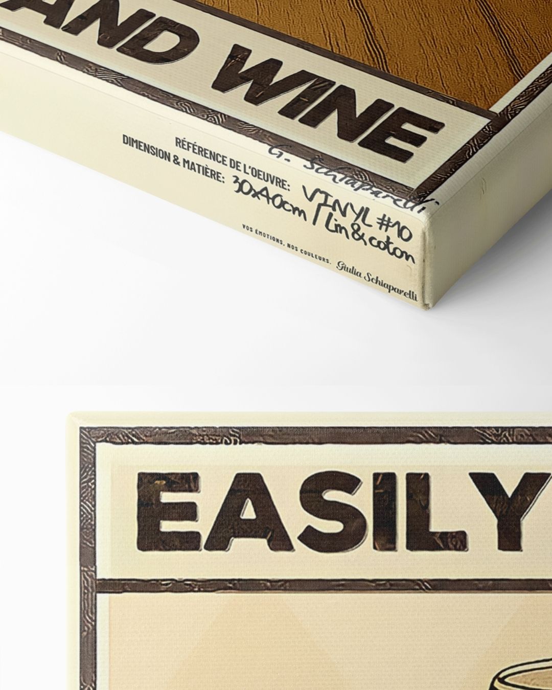 Easily distracted by music and wine — Crème & Sable