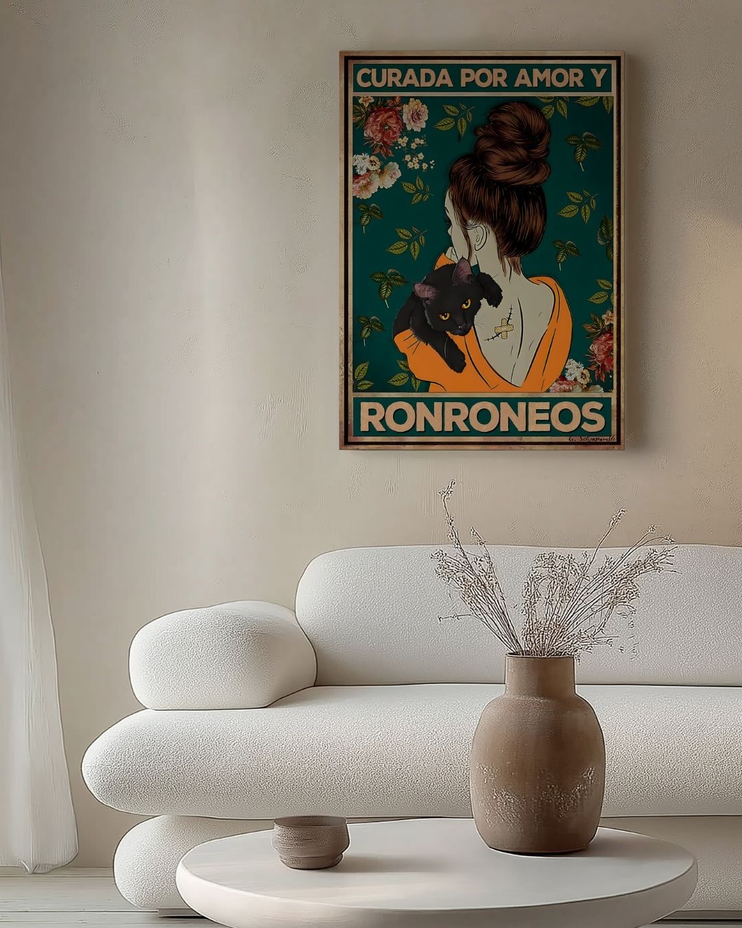 Curada por amor y ronroneos