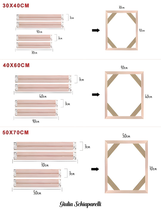 Chassis complet en bois (À assembler)