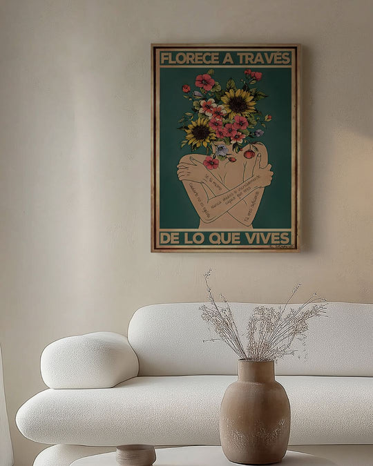 Florece a través de lo que vives