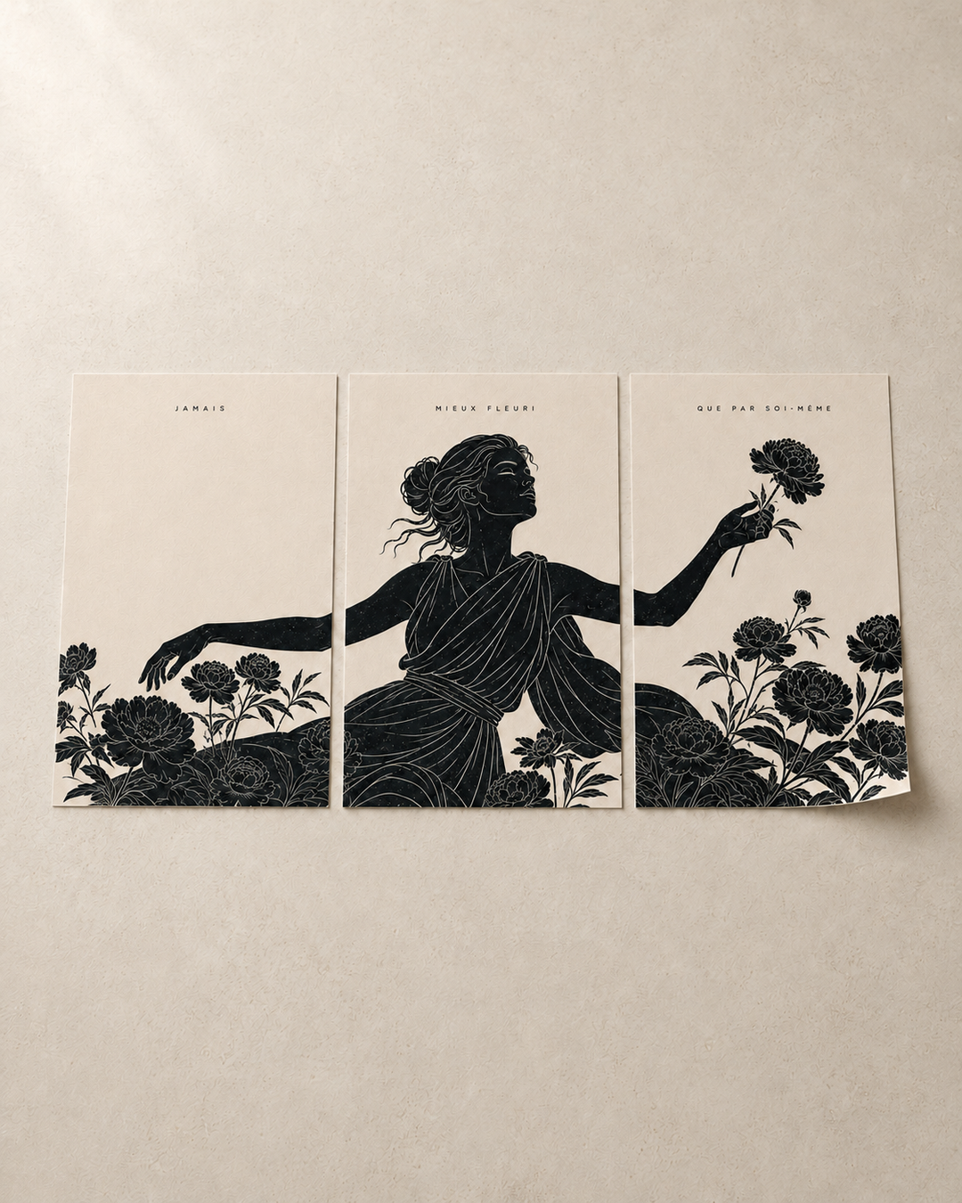 Triptyque — Jamais mieux fleuri que par soi-même