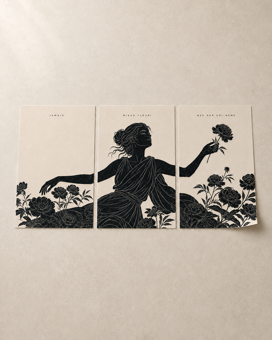 Triptyque — Jamais mieux fleuri que par soi-même