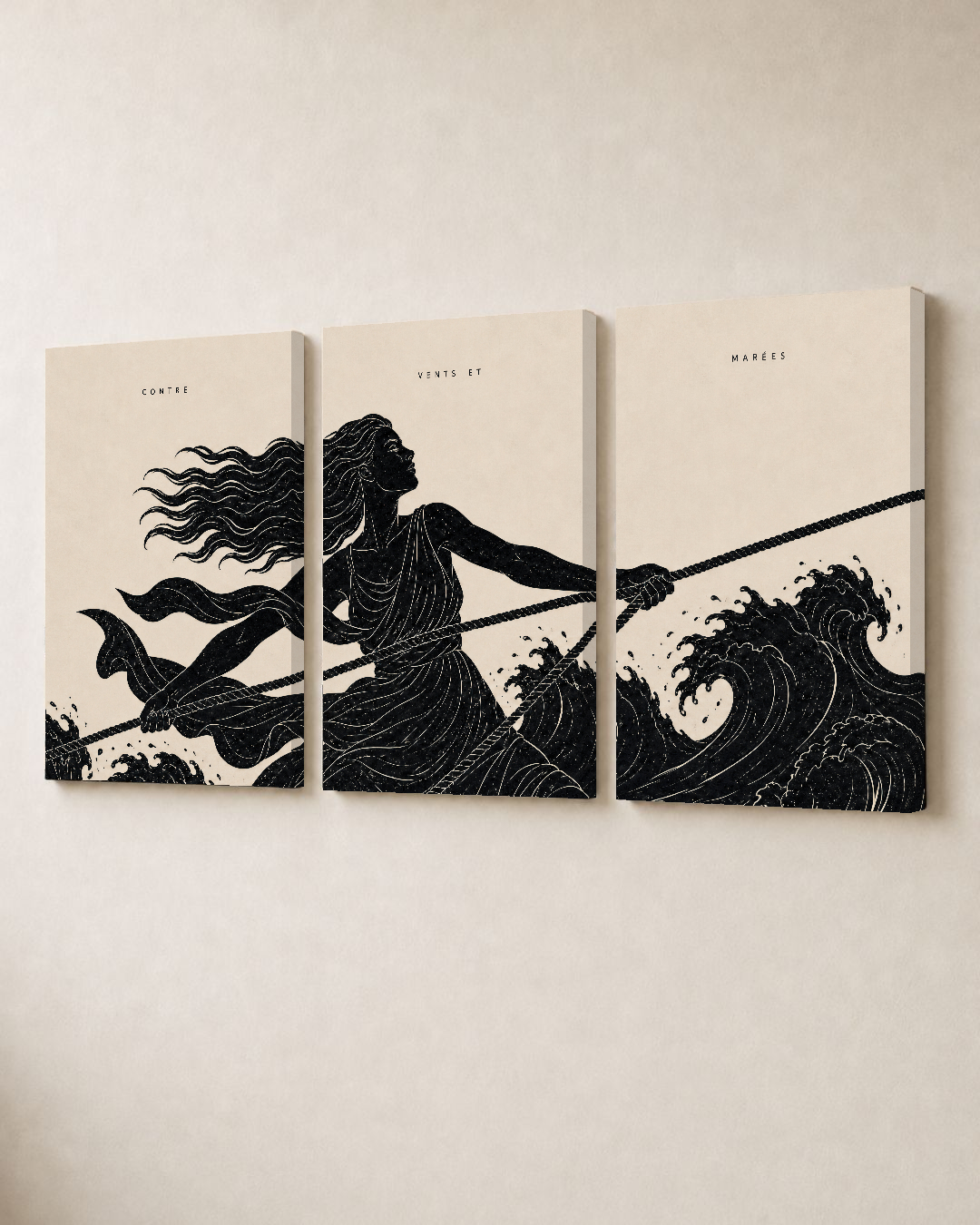 Contre vents et marées — triptyque, vue d’ensemble 8