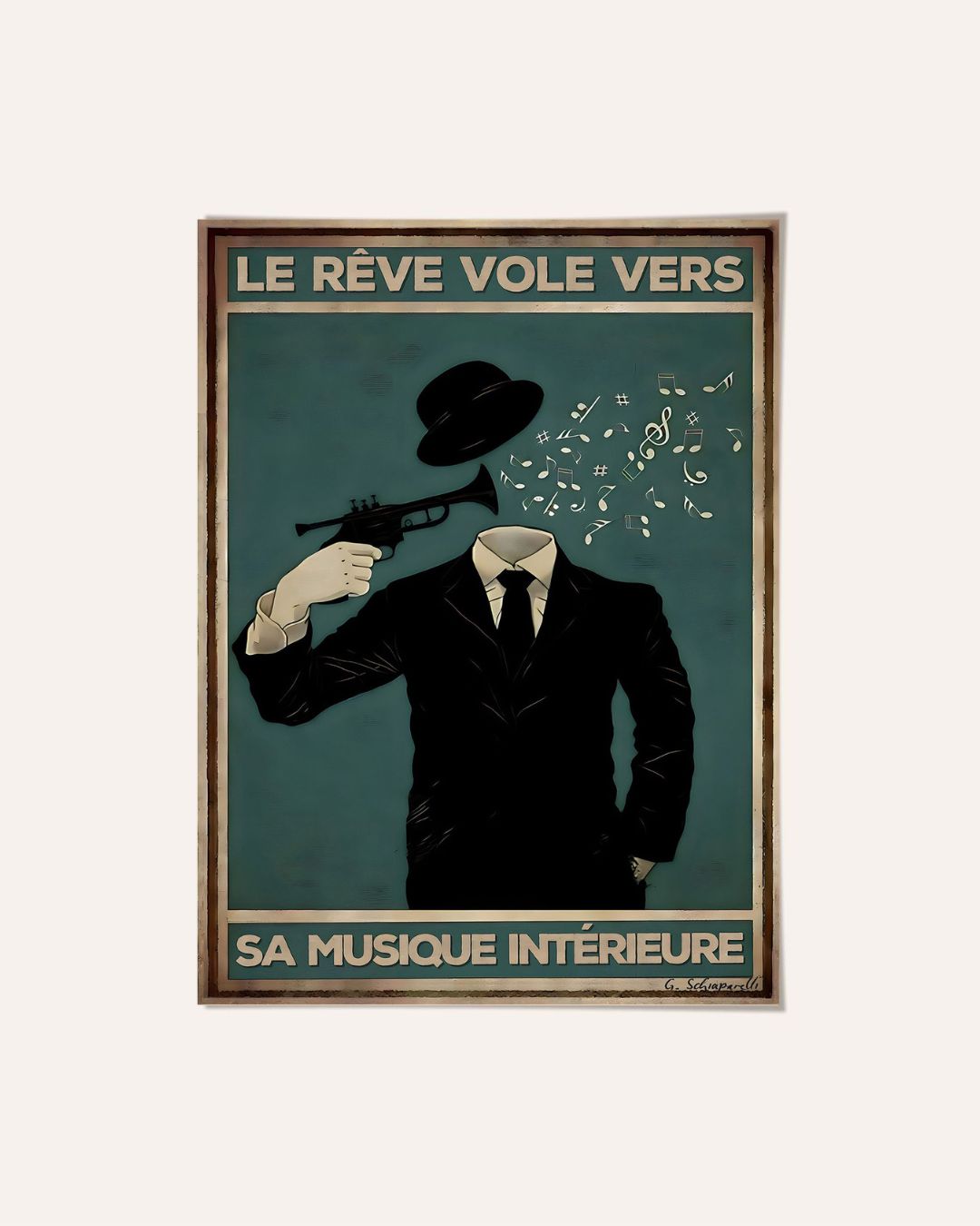 Le rêve vole vers sa musique intérieure