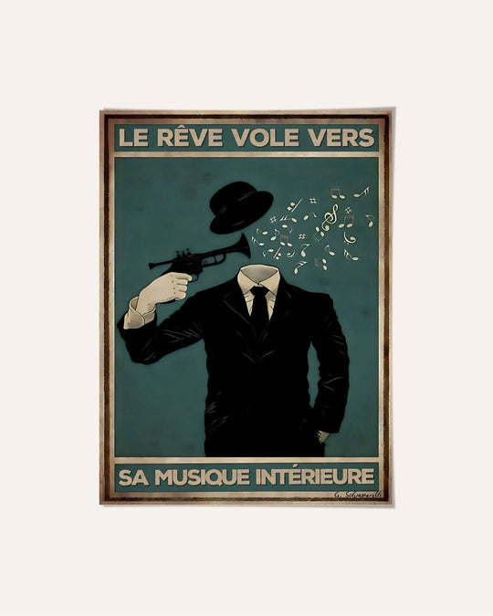 Le rêve vole vers sa musique intérieure