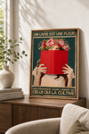 Un livre est une fleur qui s'épanouit dans l'esprit de celui qui la cultive