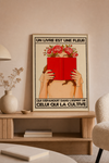 Un livre est une fleur qui s'épanouit dans l'esprit de celui qui la cultive — Crème & Sable