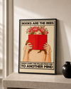 Books are the bees which carry the pollen from one to another mind — Crème & Sable