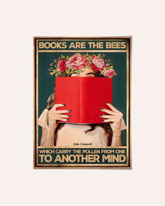 Books are the bees which carry the pollen from one to another mind
