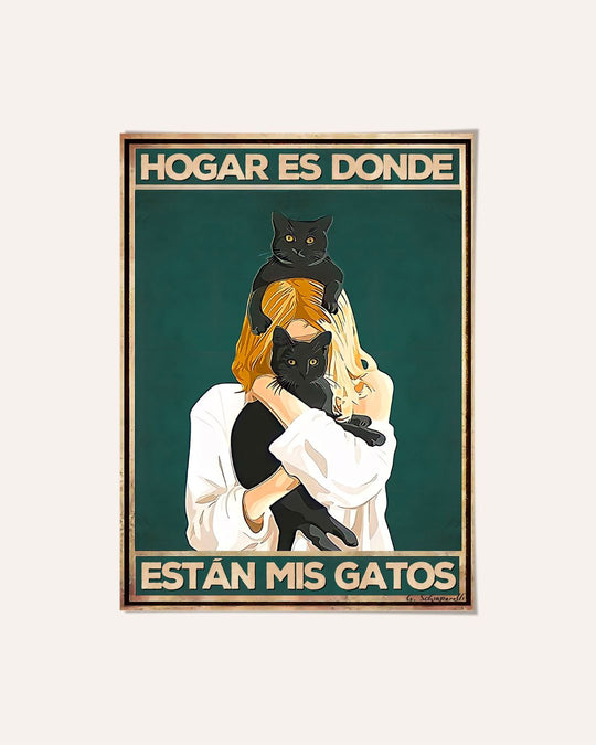 Hogar es donde están mis gatos