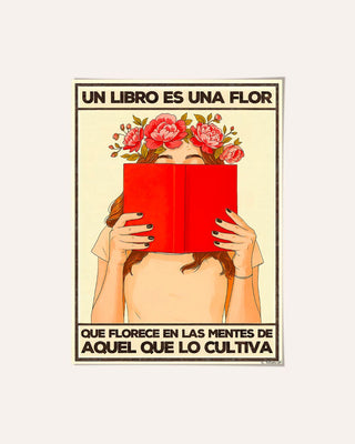 Un libro es una flor que florece de las mentes de aquel que lo cultiva — Crème & Sable