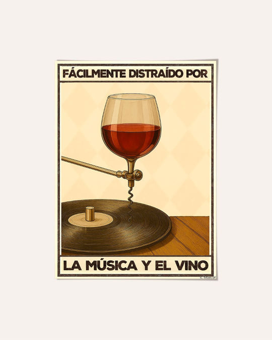 Fácilmente distraído por la música y el vino — Crème & Sable