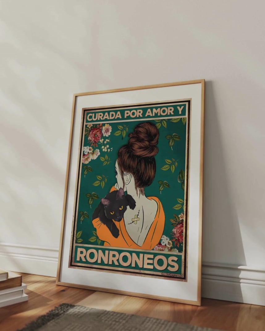 Curada por amor y ronroneos