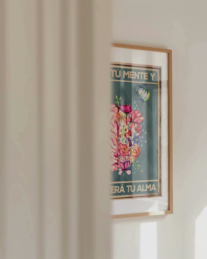 Riega tu mente y florecerá tu alma