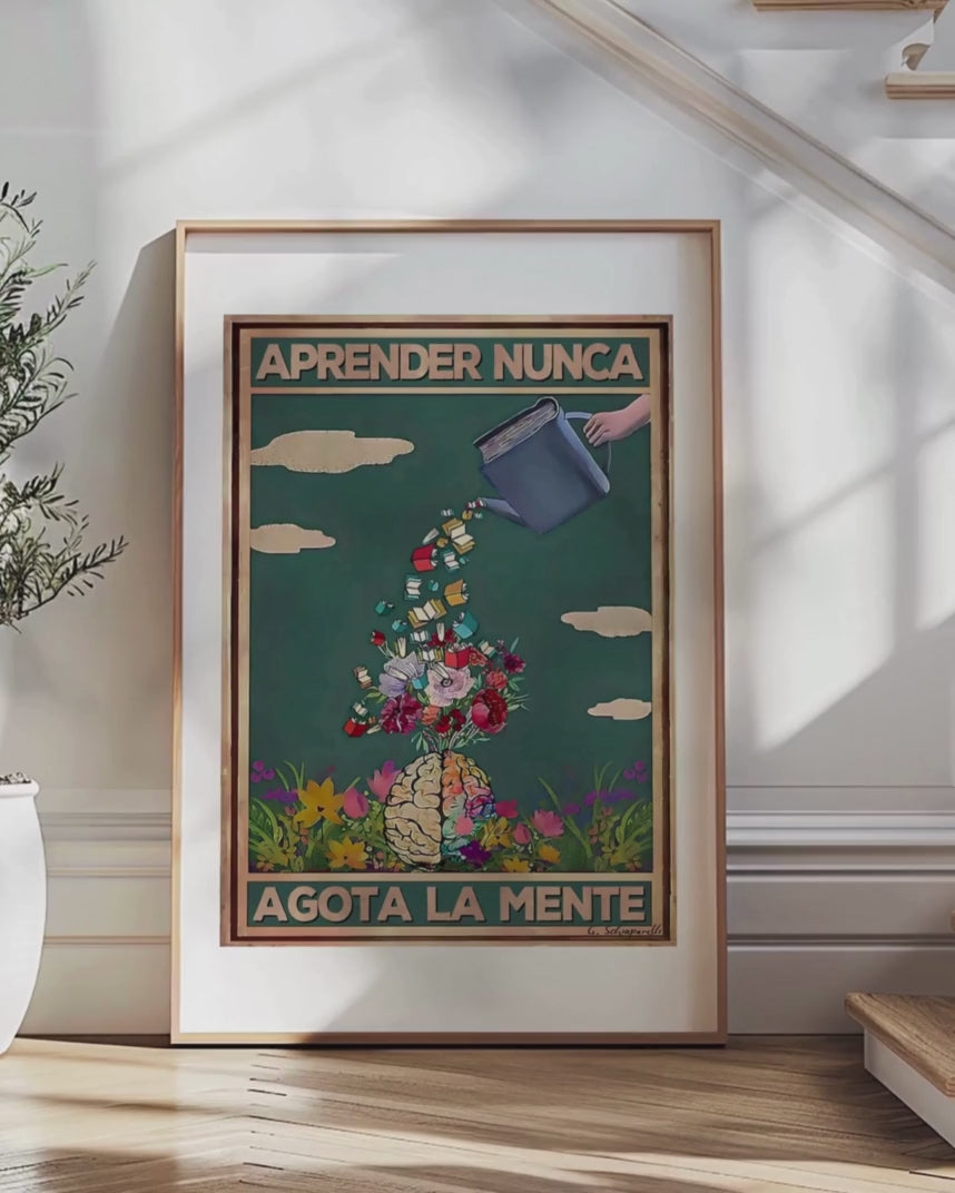 Aprender nunca agota la mente