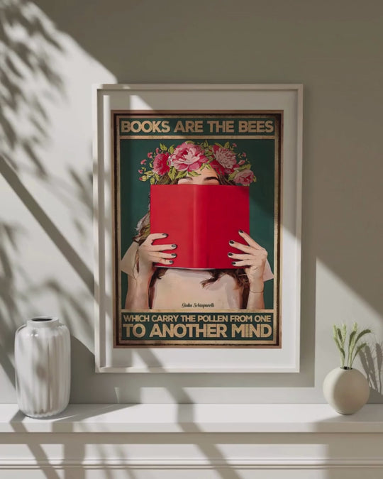 Books are the bees which carry the pollen from one to another mind
